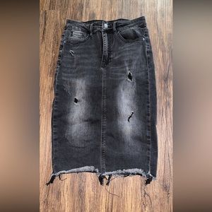 Denim skirt